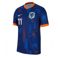 Camisa de Futebol Holanda Cody Gakpo #11 Equipamento Secundário Europeu 2024 Manga Curta